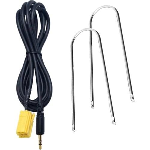 3.5mm Car Aux Input Adapter Lead Cable Cord for Alfa Romeo 159 Fiat Grande Punto