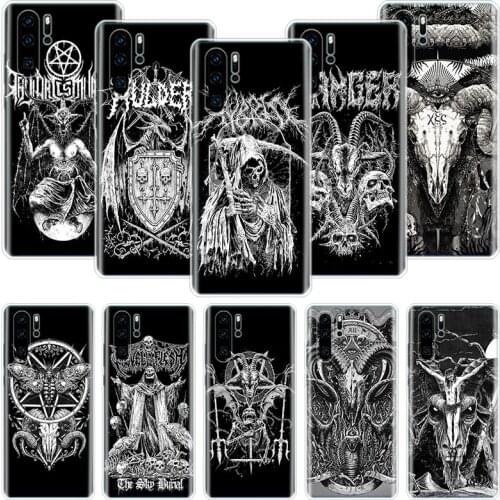 Satanic Goat Satan Devil Phone Case For Huawei Honor 10 9 20 9X 8A 8X 8S 7A 7X Lite Pro 10i 20i Y5 Y6 Y7 Y9 2019 Cover Coque