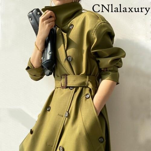 Женские классические тренчи Cnlalaxury China At AliExpress