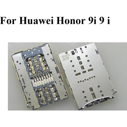 For Huawei Honor 9i 9 i SIM Card Reader Socket Holder Tray Slot Phone Replacement Parts for Huawei Honor9i 9 i