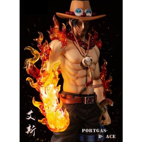 [Yihong] Dream Ace Double-headed Carved Fire Fist Arm Can Illuminate GK Statue Hand-run Model Spot