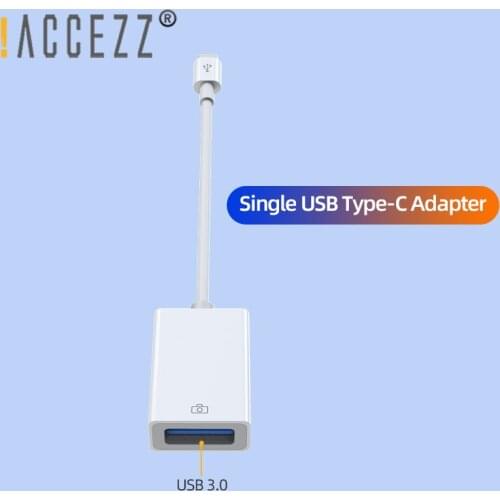 !ACCEZZ Type C OTG Adapter Cable USB C Male to USB 3.0 A Female Adapter For Samsung Xiaomi Huawei Type-c OTG Data Cord Converter
