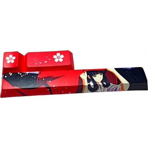 3pcs Cherry Profile PBT 6.25U Space Esc Enter Keycap Dye-Subbed Keycap for Cherry MX Mechanical Keyboard Gaming Players