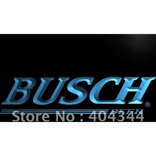 LE090- Busch Beer Bar Pub Gift Display LED Neon Light Sign home decor crafts