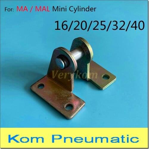 Pneumatic MA MAL Mini Cylinder Mounting Base SDB Knuckle Clevis Tail Install Plate Airtac Type F-MA16/20/25/32/40SDB MA40SDB