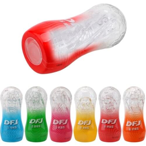 Endurance Exercise Male Masturbation Cup Sex Toys for Men Transparent Aircraft Cup Real Vagina Soft Pussy Masturbator