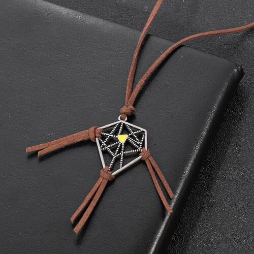 New Game Death Stranding Necklace Sams Dream Catcher Necklace Alloy Vintage Amulet Amelie Bridget Cosplay Leather Jewelry