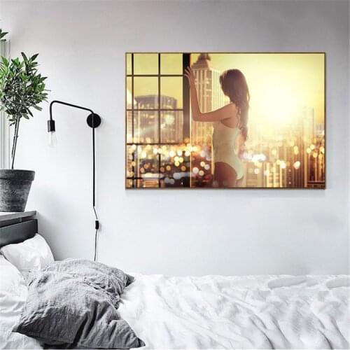 New Gilrs Wall Art Women Poster Bedroom Decor Bathroom Decoration Model Poster Art Painting Canvas wall decor Pictures