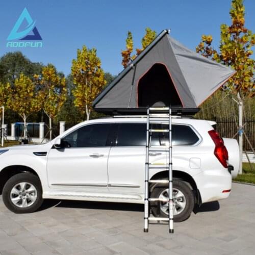Camping Tent Hard Shell Car Tents Automatic Pop Up Tents Aluminum Travel Outdoor Roof Tent Waterproof Free Ladder and Mattress
