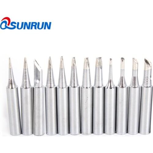 Solder Screwdriver 12pcs/10Pcs/5pcs Electric Iron Tip 900M-T for akko Soldering Rework Station Welding Repair Tool