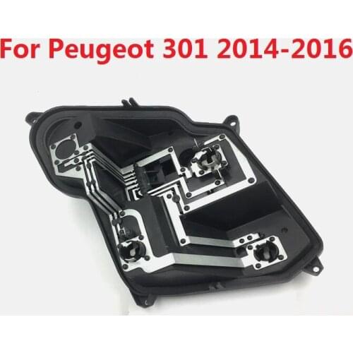 CAPQX Rear Tail light Circuit Board For Peugeot 301 2014 2015 2016 Rear taillight Brake Lamp Bulb Holder Bulb Hole Bulb Socket