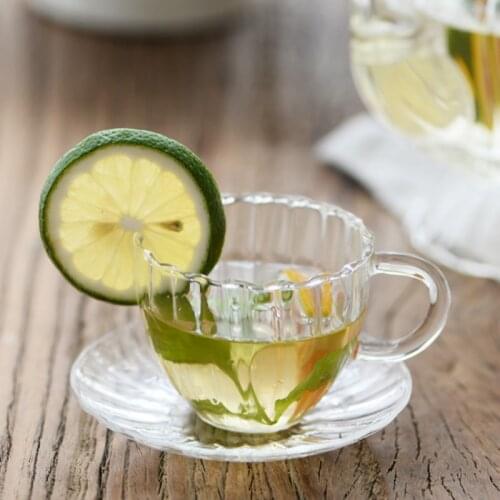 Transparent Heat Resistant Glass Pot Afternoon Tea Pot High Temperature Relief British Style Tea with Inner Liner