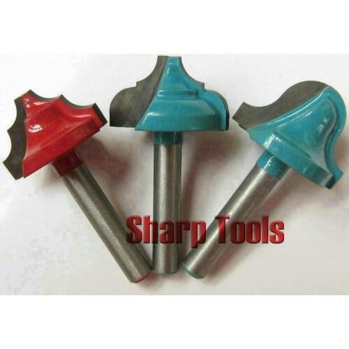 6X26MM A- Roman Ogee Carving Router Cutter Bits, in Woodworking Power Tools Set, No Bearing Plunge Bit