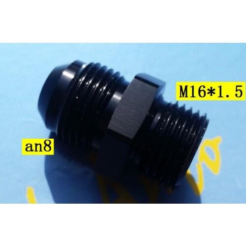 Male M16 P1.5 M16 * 1.5 M16 x 1.5 16*1.5 to 8an an8 an 8 male adaptor adapter Fitting