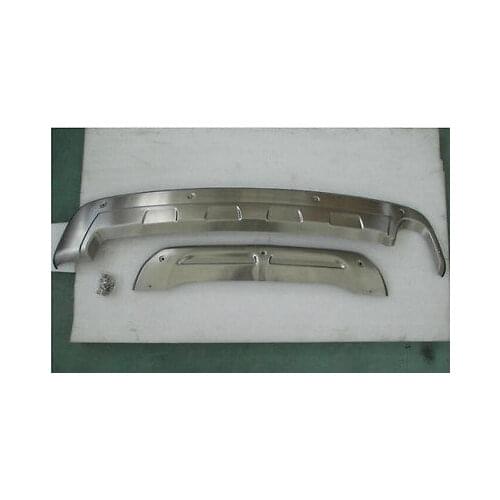 Steel Front Rear bumper protector skid plate For ASX / Outlander Sport 2013-2015