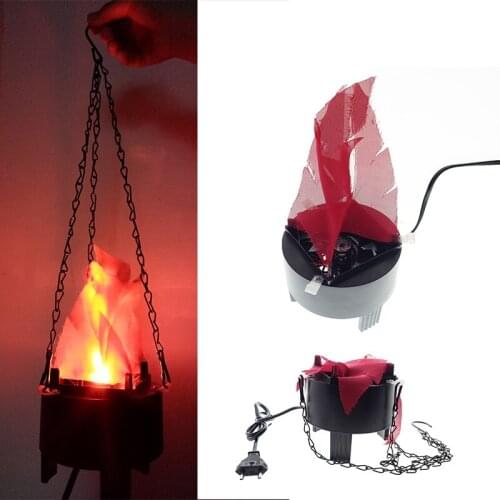 LED Simulation Flame Lamp Electronic Brazier Halloween Decoration Pendant Lights