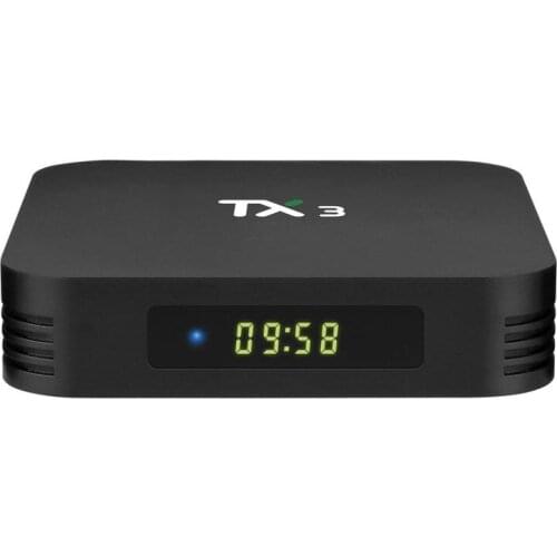 Tanix TX3 S905X3 4GB RAM 32GB ROM 2.4G 5G WiFi Android 9.0 8K TV Box Support Voice Control