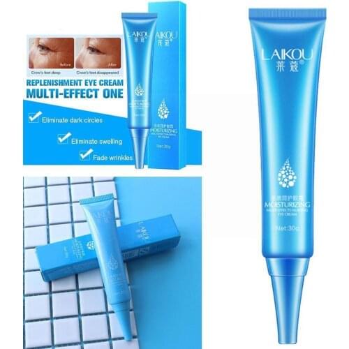 Moisturizing Eye Cream Anti-Aging Wrinkle moisturizing fat removing cream eye diminishing under lines particles fine the ey W3U1