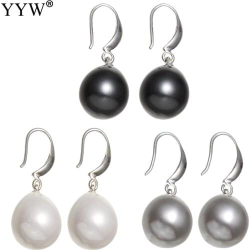 Big Clear Natural Pearl Earrings Simple Waterdrop White Pearl Earrings Jewelry Classic Hook Earrings For Women Elegant Gifts