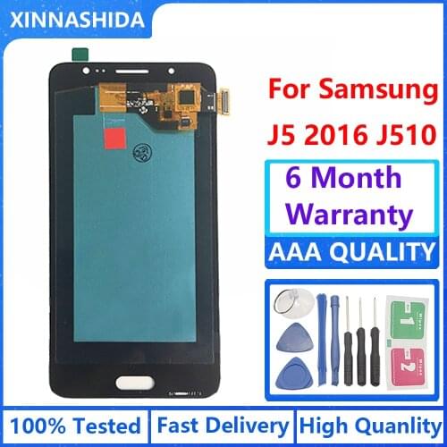 5.2'' SUPER AMOLED LCD for SAMSUNG Galaxy J5 2016 Display J510 J510F J510FN J510M Touch Screen Digitizer Assembly