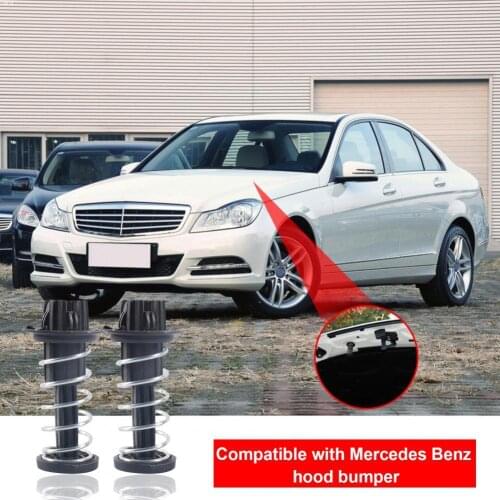 2Pcs Hood Spring Buffer High Elasticity Easy to Install Car Accessory Engine Hood Catch Spring for C63 AMG C250 C300 C350