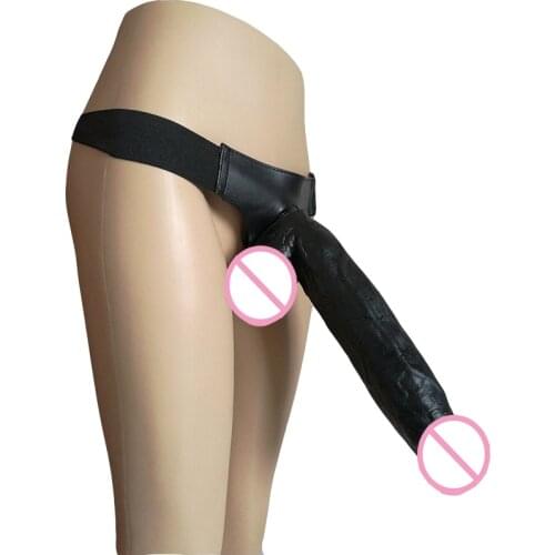 AMABOOM 31*6cm huge dildo Strap On Long Dildos Pants Realistic soft Penis Lesbian Strapless Strapon Panties Dick Gay Sex Toy