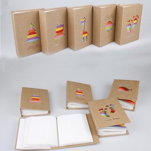 Kids Picture Card Album Picture Storage Frame for Baby Photo Scrapbooking Photo Card Case Albums scrapbook 6 inch*100 pockets