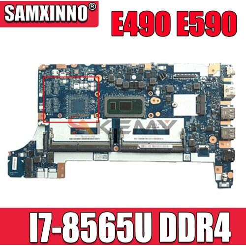 FE490/FE590/FE480 For Lenovo Thinkpad E490 E590 notebook motherboard NM-B911 CPU I7-8565U DDR4 100% fully tested FRU 5B20V80732