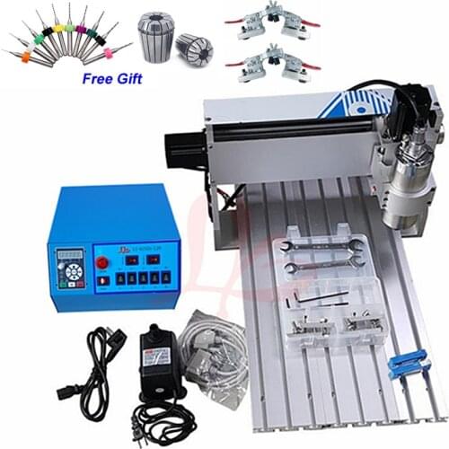 800W 1500W CNC Engraving Machine 3 Axes 1.5KW 3040 Wood Router Cutter with Drill Bits ER11 Collect Chuck