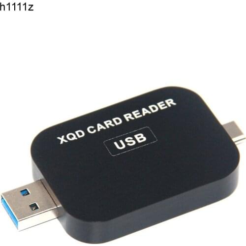XQD Card Reader USB3.1 Type C & USB3.0 2in1 Card Reader High-speed SD Card Reader for SONY NIKON LUMIX Camera for Windows MAC OS