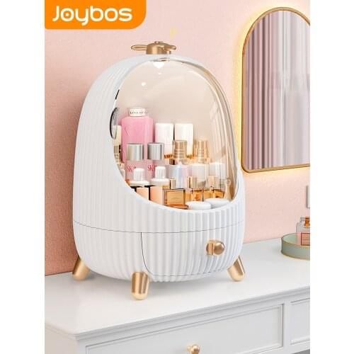 JOYBOS Storage Box Cosmetics Makeup Brush Bucket Lipstick Acrylic High-Capacity Desktop Skin Care Products Dressing Rack JX