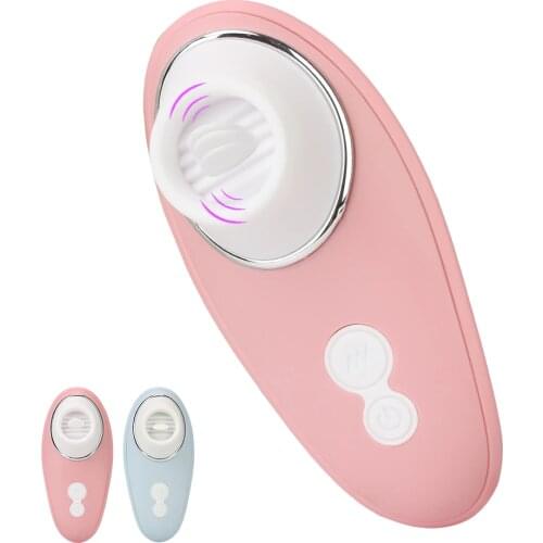 Nipple Sucker massage Vibrator Sex Toys for Women 12 Frequency Tongue Oral Licking Vibrator Clitoris Stimulator