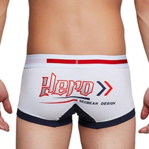 Hero Printed Cotton Boxer Men Underwear Trunks Sexy Gay Cueca Boxers Shorts Male Underpants Mens Underware Lingerie Clothing