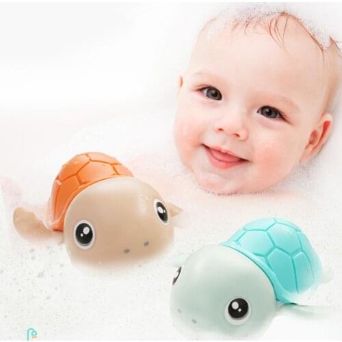 NEW 2nd Wind Up Tortoise Classic Baby Water Toy Infant Swim Turtle Wound-up Chain Clockwork Kids Beach Bath Toys