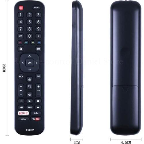 New Replacement EN2H27 For Hisense LED LCD Smart TV Remote Control RC3394408/01 EN2H27B EN2H27HS Fernbedienung