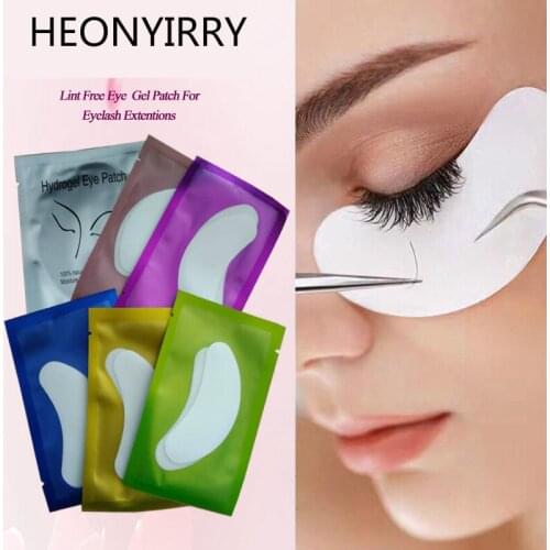 100pairs Disposable Eye Pads Lash Paper Patches Moisture Eyelash Extension Eye Tips Sticker Wraps Make Up Tools Eyelash Pad