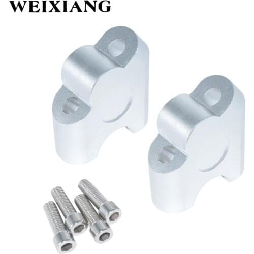 CNC Motorcycle Handle Bar Adapter Mount Bracket Clamp Taper Universal Handle Bar Riser For 7/8" 22mm fat handleBars Clamp