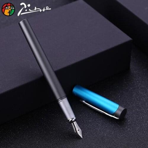Picasso Pimio 963 Metal Creative Fountain Pen Blue Marie Curie Series Iridium Fine Nib Writing Pen For Business Office & School