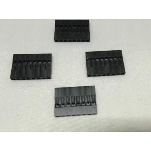 100pcs 2.54mm Pitch 8P Dupont Housing Plastic Shell Terminal 8Pin Jumper Wire Housing Connector