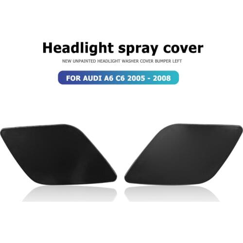 Car Headlight Spray Cover for Audi A6 C6 4F Q7 Automobiles Headlamp Washer Jet Nozzle Cap Automotive Exterior Parts