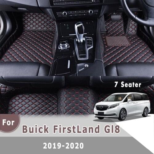 RHD Carpets For Buick FirstLand Gl8 2020 2019 (7 seats) Car Floor Mats Auto Interior Covers Pads Accessories Automobiles Rugs