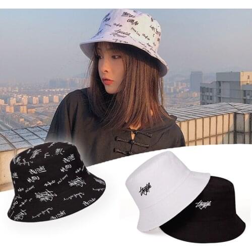 Fishermans Double Sided Hat, Summer Wear, Womens Wear, Sun Hat, Fashion Wear, Lettering, Hip Hop Style, Bucket
