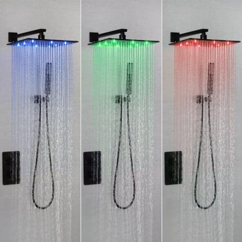 SKOWLL Black Shower Faucets