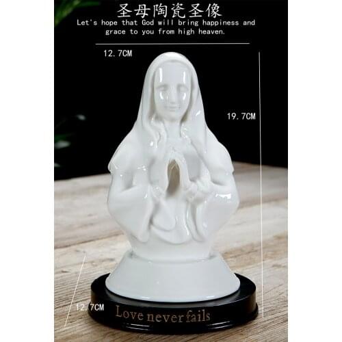 TOP GOOD -Catholicism Christianism Madonna praying Home Decor Decoration Religious Virgin Mary Decoration art statue