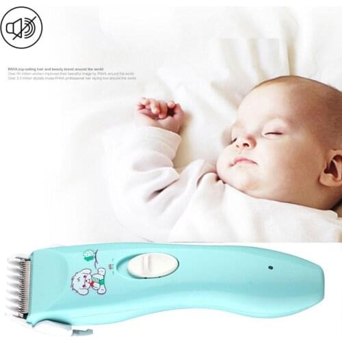Electric Baby Hair Trimmer USB Hair Clipper Baby Shaver Remover Quiet Care Cutting Baby Rechargeable Kids Hair Cutting Cutt W3E4
