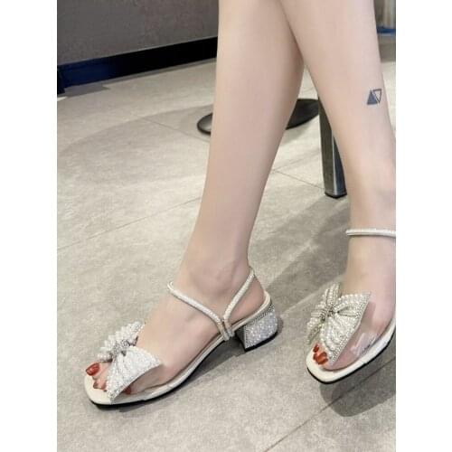 2021 New Sandals Women Summer New Fashion Womens Sandals Round Head Comfortable Open Toe Rubber Casual Shoes High Heel Hot Sell