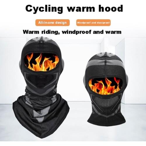 Winter Sports Thermal Bandana Mask Face Cover Hiking Cycling Training Snowboard Ski Neck Warmer Gaiter Tube Scarf Women Men