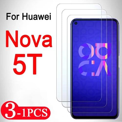 3-1Pcs Glass for Huawei nova 8 SE 7 7i 6 5 5i pro 5T phone screen protector nova 5Z 4 4E 3 3i 3E tempered glass protective film