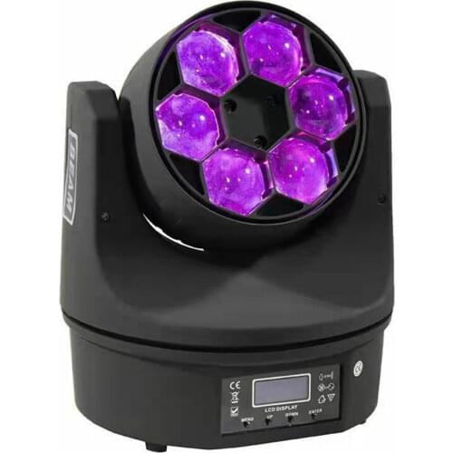 6X15w RGBW 4IN1 Led Bee Eyes Beam Moving Head Light DMX Stage Light dimmer 10/15 channels