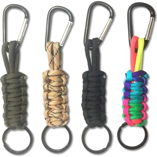 Aluminum Carabiner Chain Clip Rotary Lock D Ring Buckle Key Ring Chain Clip Hook Outdoor Buckle Camping Mountain Outdoor Kit